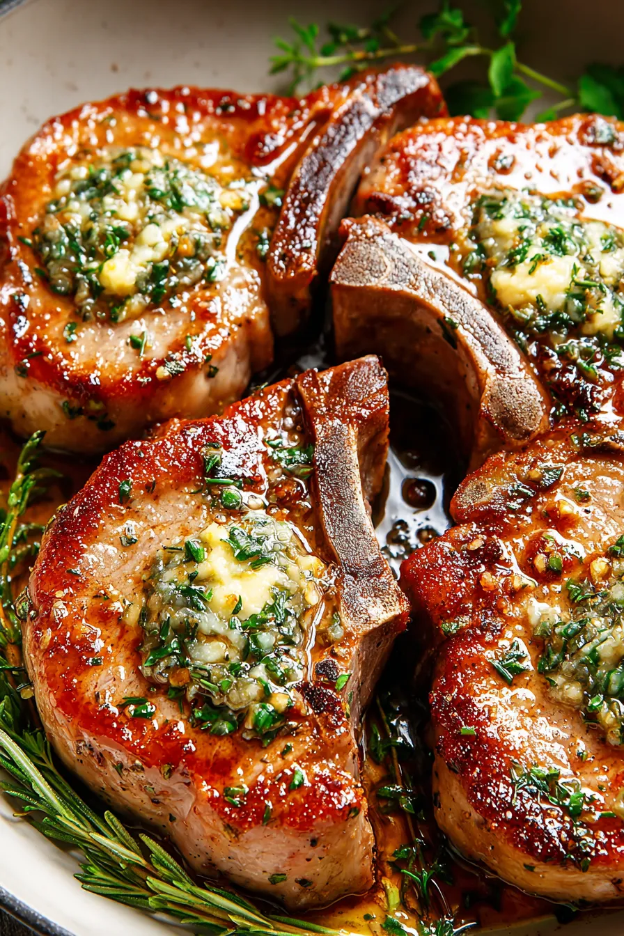 Baked Pork Chops with Garlic Butter – Cooking With Annie