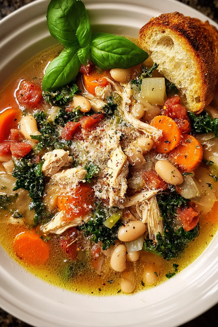 Tuscan Chicken Soup – Cooking With Annie