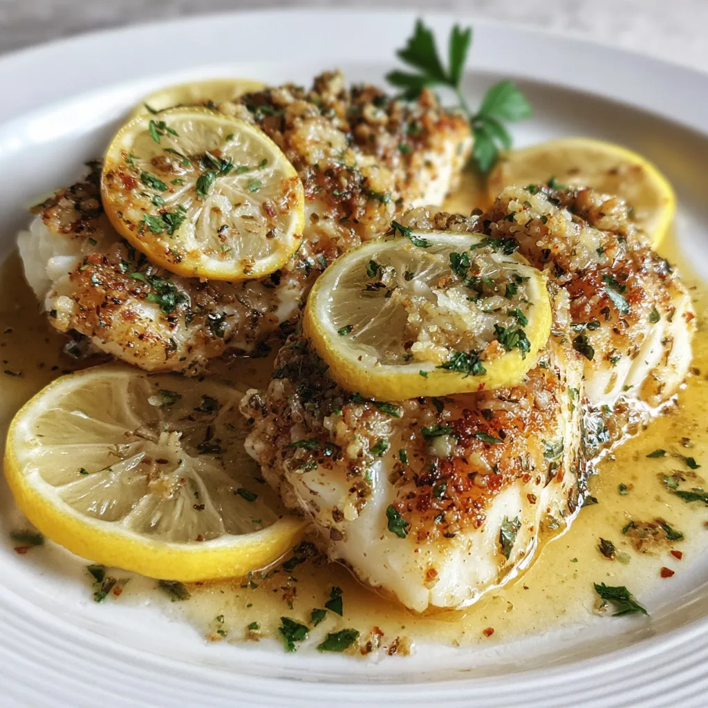 Lemon Garlic Butter Cod – Cooking With Annie