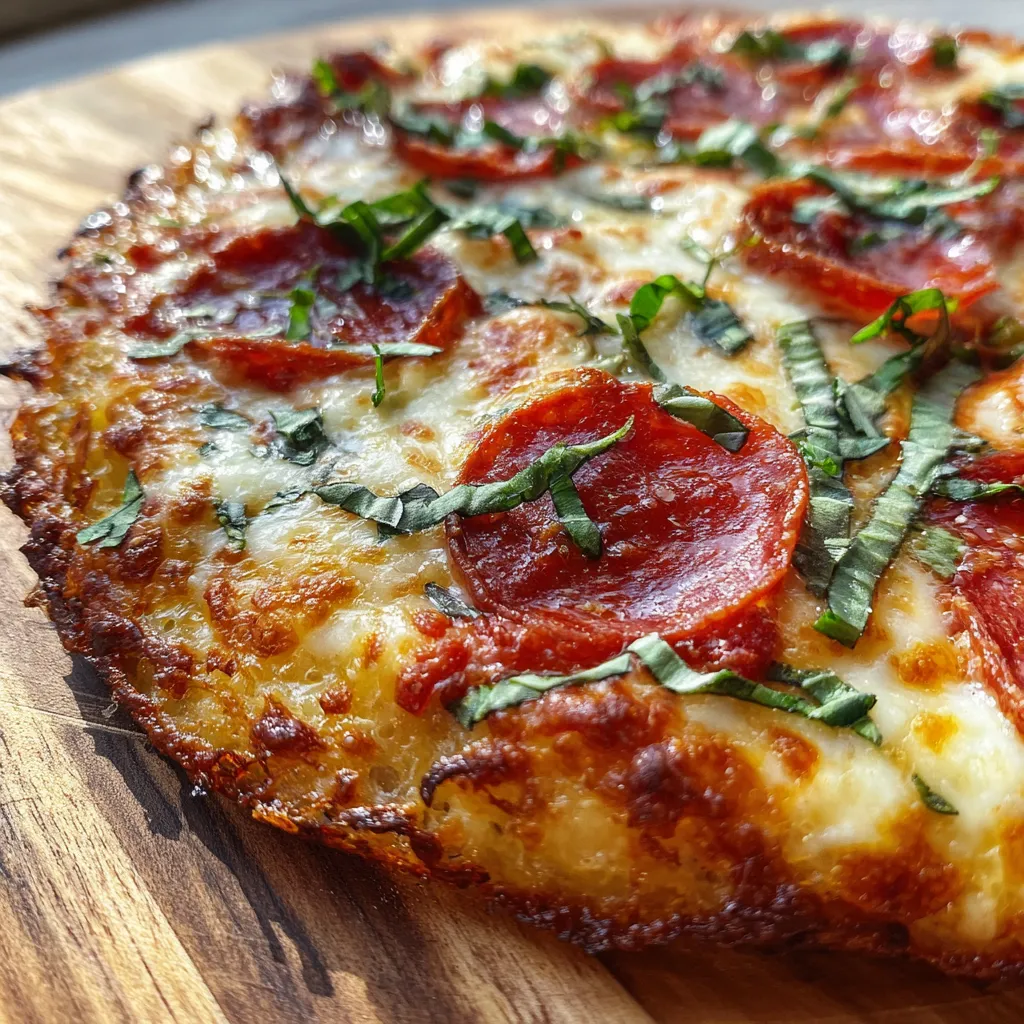 Savory Crispy Thin-Crust Keto Pizza – Cooking With Annie